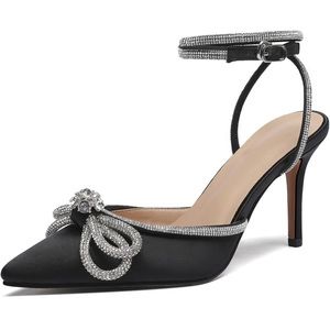 Kitten Heel with bow detail